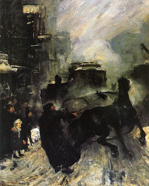 George Wesley Bellows Steaming Streets China oil painting art